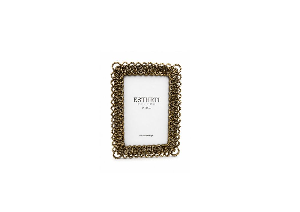 Ornate Gold Rope Frame Product Shot