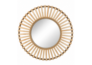 Natural Rattan Sunburst Mirror
