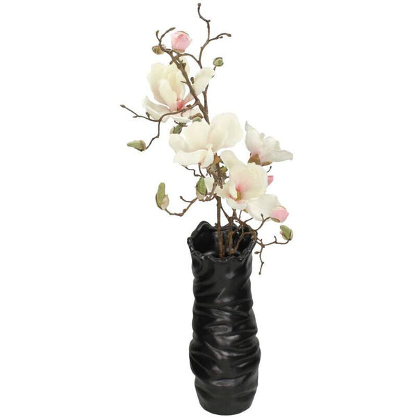 Black Ceramic Table Vase 16×16×38 cm