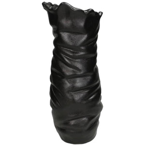 Black Ceramic Table Vase 16×16×38 cm