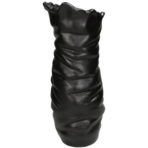 Black Ceramic Table Vase 16×16×38 cm