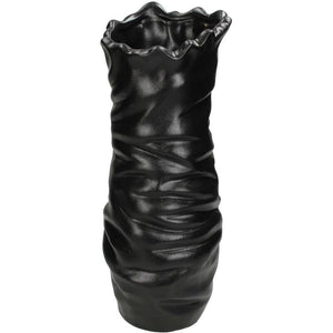 Black Ceramic Table Vase 16×16×38 cm
