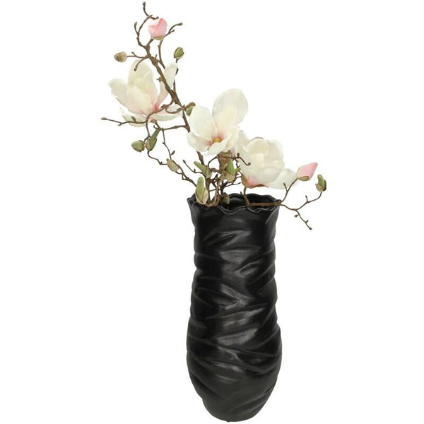 Black Ceramic Table Vase 18×18×47 cm