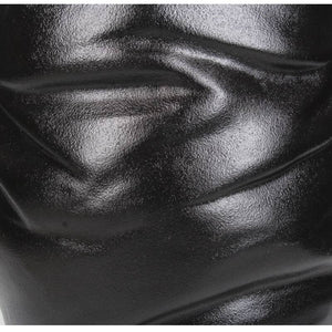 Black Ceramic Table Vase 18×18×47 cm