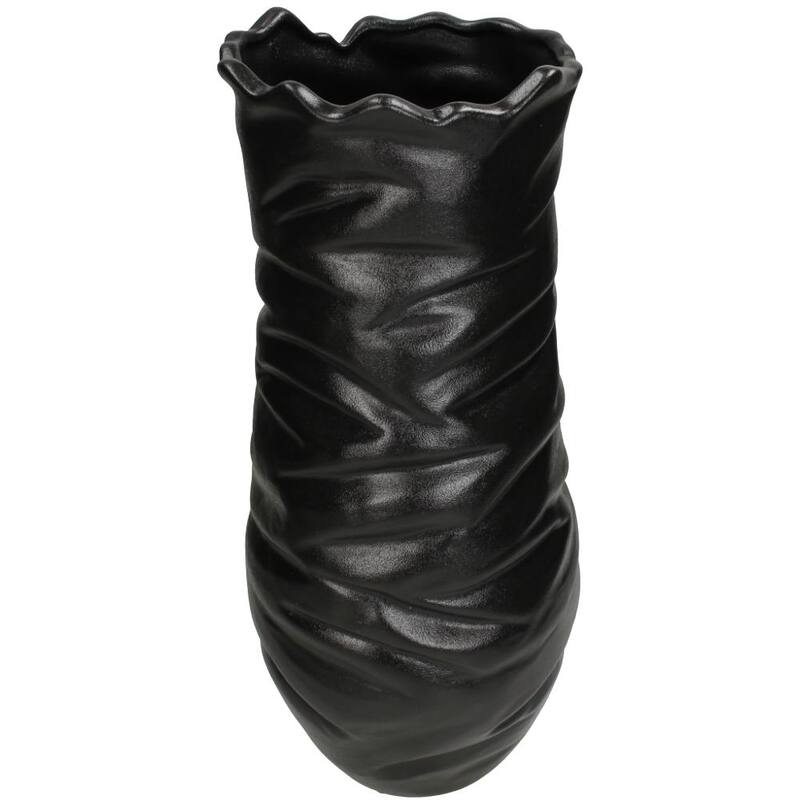 Black Ceramic Table Vase 18×18×47 cm