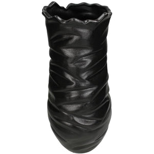Black Ceramic Table Vase 18×18×47 cm