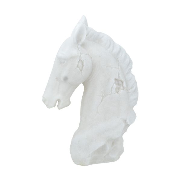 White Decorative Resin Horse