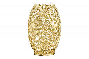 Abstract Leaf Gold Metal Table Vase 25×25×38 cm