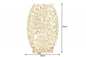 Abstract Leaf Gold Metal Table Vase 25×25×38 cm