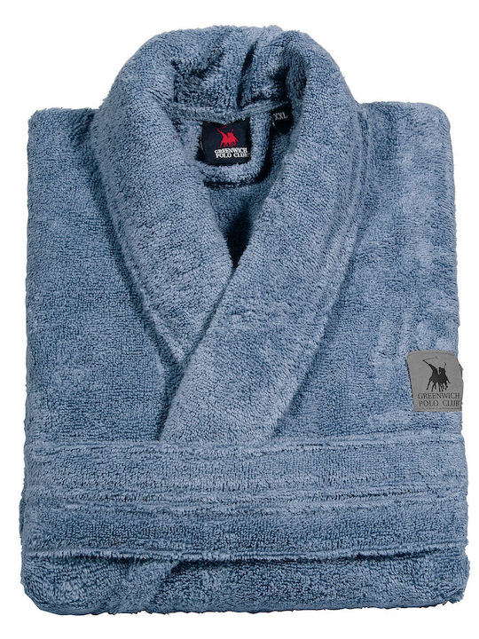 Polo Bathrobe Blue