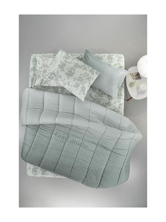 Guy Laroche Quilt Christy Aqua-Gray 220x240