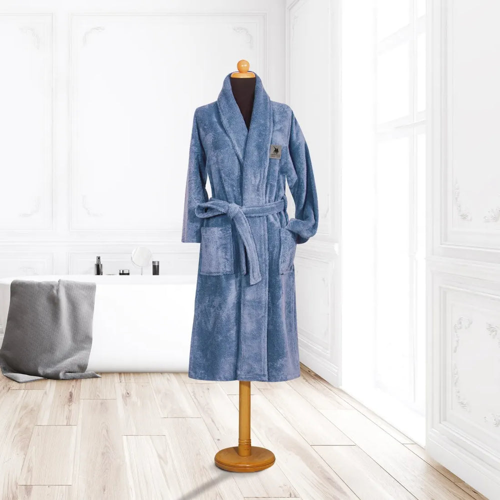 Polo Bathrobe Blue
