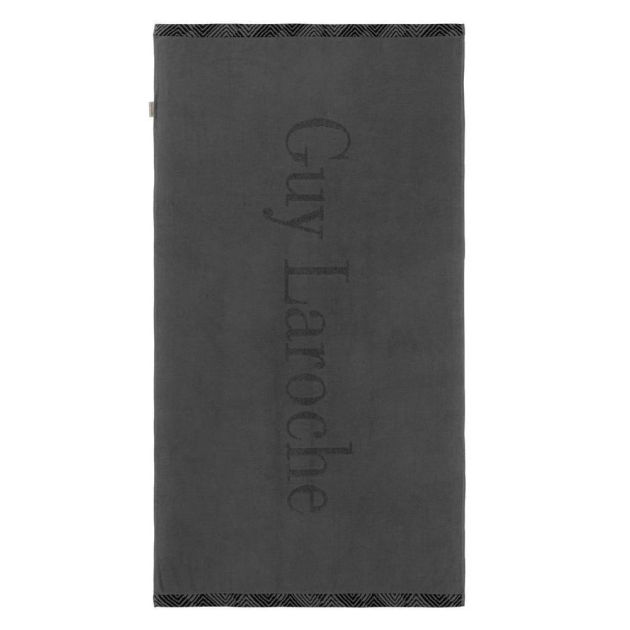 Guy Laroche Echo Anthracite Beach Towel