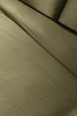 Minimal Khaki Cotton Sateen Fitted Sheet – Guy Laroche Paris