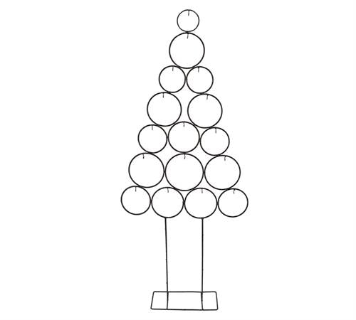 Metal circle tree