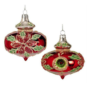 Glass ornaments alexandrine